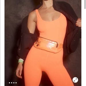 FP movement good karma onesie in hot watermelon XS NWOT